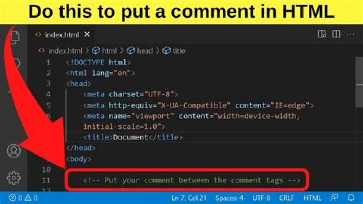 How do you comment in HTML and CSS?