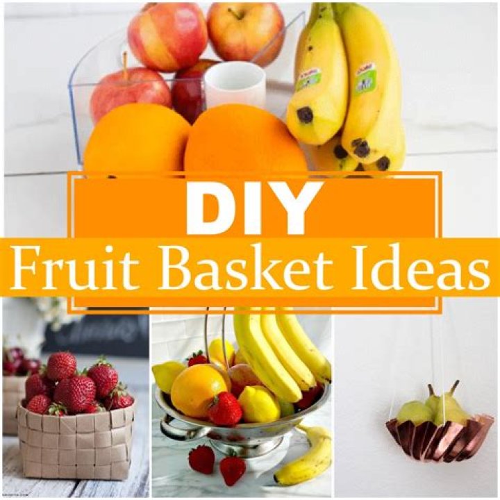 How do you make homemade fruit baskets?